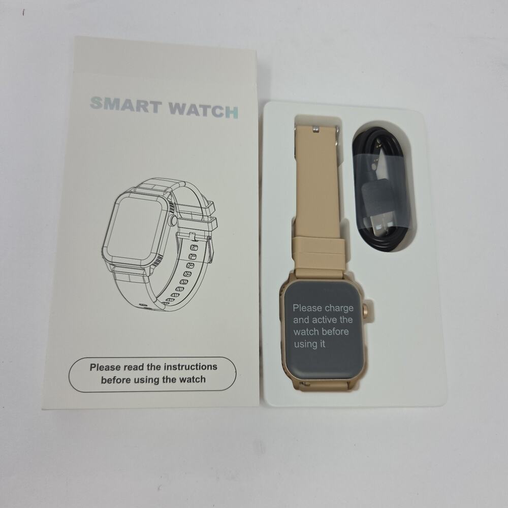 TK29 Smart Watch HD Touchscreen Bluetooth Fitness Water-Resistant Rose Gold